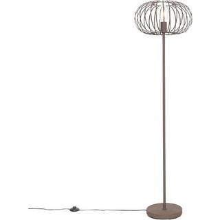 Design gulvlampe rustbrun - Johanna