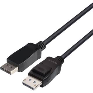 Deltaco LSZH DisplayPort Kabel 8K Sort (3 meter)