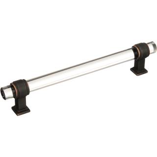 Amerock | Kabinettræk | Klar/oli-rubbed bronze | 6-5/16 tommer (160 mm) Center til centrum | Glacio | 1 pakke | Skuffet træk | Skuffehåndtag | Sk