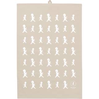 Solstickan Design Solstickan viskestykke 50x70 cm Sand/Hvid