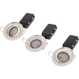 Coin Slim 3-sæt LED-indbygningsspot, hvid IP23
