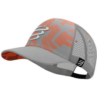 Compressport Trucker Cap - ONESIZE, Sort/Rød | Solbeskyttelse & Cool Komfort til Unisex
