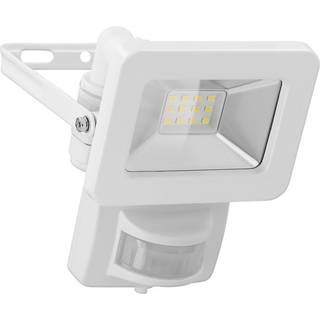 LED Udendørs projektør med bevægelsessensor, 10W Hvid