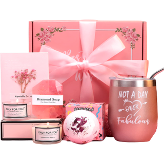 F?dselsdagsgaver til kvinder afslappende spa -gave?ske kurv til sin mor s?ster bedste ven unik tillykke med f?dselsdag bad s?t gaveideer m?dre da