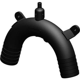 Udluftningsrør / ventileret bøj TruDesign Vented Loop, 38 mm (1 1/2"), sort
