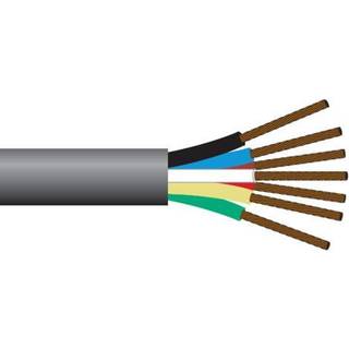 NKT Ledning 7x0,75 pkAAu sort r100