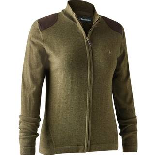 Deerhunter - Lady Darlington Strikcardigan Grøn dame 44 Ribejagtogfikseri.dk