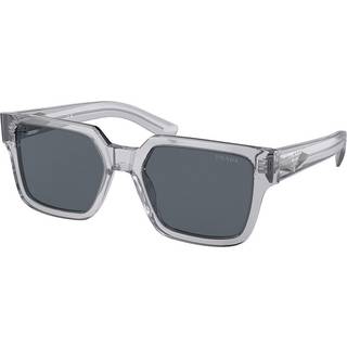 Prada Mand PR 03ZS U430A9 Solbriller Acetat Grå Blå Pillow Normal