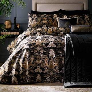 Laurence Llewelyn-Bowen Laurence Llewelyn-Bowen Black Suburban Jungle 100% Cotton Duvet Cover and Pillowcase Set