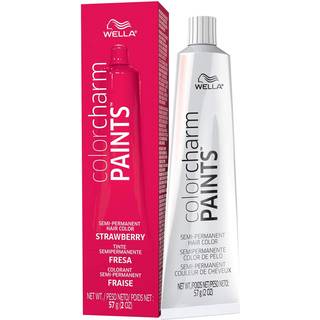 Colorcharm Paints Semi-Permanent Hair Dye til midlertidig h?rfarve | Blandingsm?ssige nuancer | Strawberry | 2 fl oz