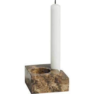 WOUD Jeu de Dés 3 Candle Holder Brown
