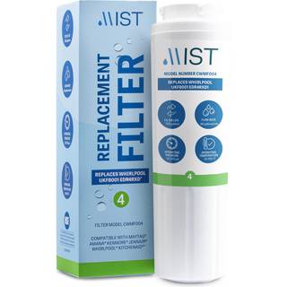 UKF8001 Filter 4 Udskiftning for Maytag Whirlpool Filter 4 EveryDrop EDR4RXD1 4396395 Kenmore 46-9005 RWF0900A K?leskab Vandfilterpakke p? 2 -Mis