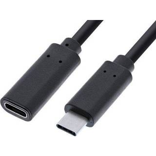USB-C forlængerkabel (100W, SuperSpeed+ 20 Gbps) | 50 cm | PRIS-MATCH