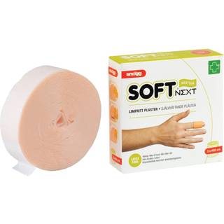 Plaster Soft 1 - Smal (3cm. x 4,5m.) selvklæbende/limfri
