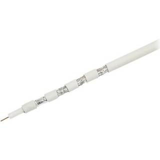 LogiLink TV/SAT coaxial raw cable CCS 120 dB 4x shielded white 100 m