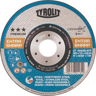 Skrubskive Premium 27E ø125×4 CA24Q-BFP