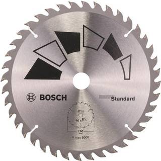 Bosch Rundsavsklinge Stand Ø190x2.2x20/16mm T40 - 2609256819