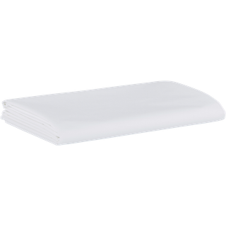 Mille Notti - Pousada Percale Underlakan EKO, Vit, 150x270 - Lagner - Hvid