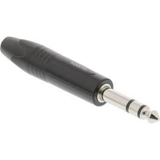 6.3 mm. stereo Jack stik | Sort | PRIS-MATCH