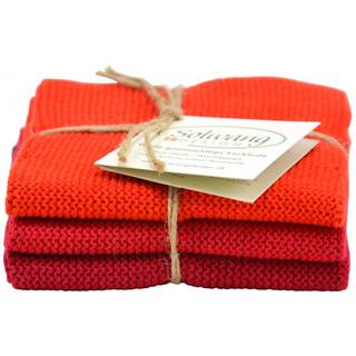 Solwang Design - Solwang øko karklude 3 stk - Rød mix