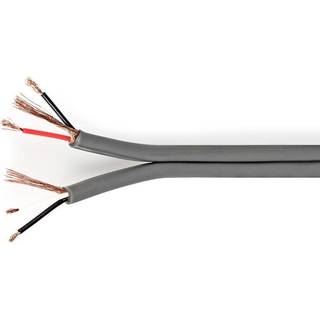 Nedis Lydkabel | 4 x 0.16 mm² | Kobber | 100.0 m | Runde | PVC | Mørkegrå | Rulle