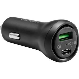 Spigen SteadiBoost Biloplader PD 45W m. USB-C & USB-A - Sort