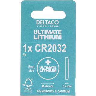 Deltaco Ultimate battery x CR2032 - Li
