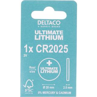 Deltaco Ultimate battery x CR2025 - Li