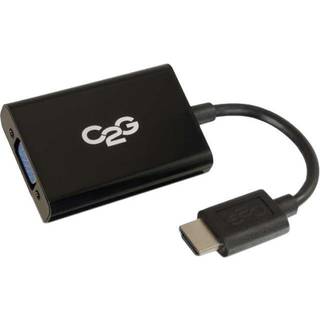 C2G HDMI M to VGA F w/pwr and audio