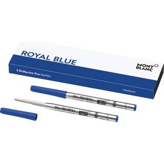 Montblanc Ballpoint Pen Refills (M) Royal Blue 124493 - Genopfyldningspatron