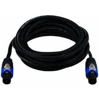 Stageline Speakon 2 PA højttalerkabel, 2x 2,5 mm², sort | 5 meter | PRIS-MATCH