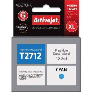 ActiveJet Supreme AE-27CNX - XL - cyan - compatible - ink cartridge (alternative for: Epson T2712) - Blækpatron Cyan