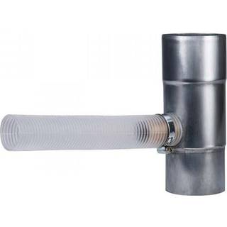Plastmo vandudtag m/flexslange Ø75 zink 6035040