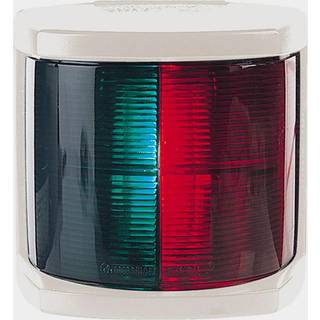Kombinationslanterne til central montering Hella 2984, 25 W, 12 V, 112.5°, UV-bestandig hvid plast, 108 x 107 x 90 mm, rød/grøn, til både &lt;20 meter + lyskilde Halogen (12 V/25 W)