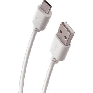 Forever USB til USB Type-C-kabel 1m Hvid