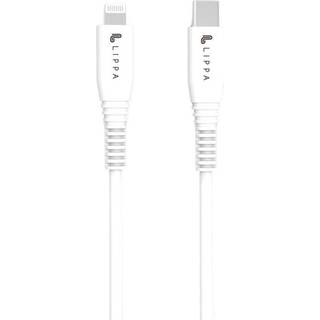 Lippa USB-C til MFi Lightning kabel 2m til Apple iPhone, Hvid