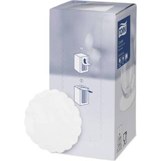 Tork Advanced kopunderlag 8-lags Ø9cm hvid