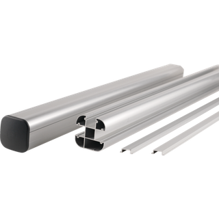 Kirkedal K100 Alu Design stolpe Alu 80x80x2700 mm