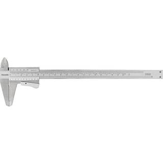 Skydelære med klemlås 0-200x0,02 mm og 50 mm kæber
