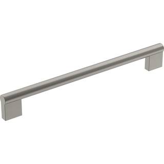 Amerock | Kabinettræk | Satin nikkel | 8-13/16 tommer (224 mm) Center-til-center | Versa | 1 pakke | Skuffet træk | Skabshåndtag | Skabshardware