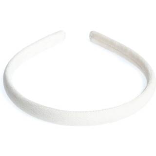 Dark Velvet Hair Band Thin Off White - pcs 1
