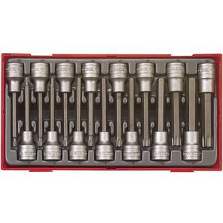 Teng Tools TX-unbrakotopsæt med 15 dele. Med 1/2\" firkantfatning TTTXH15