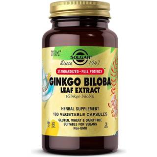 Solgar - Ginkgo Biloba Blad Ekstrakt 180 kapsler