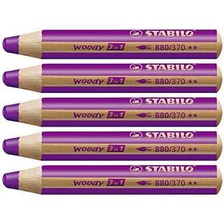 Stabilo woody 880-370 Lavendel tyk farveblyant 5stk