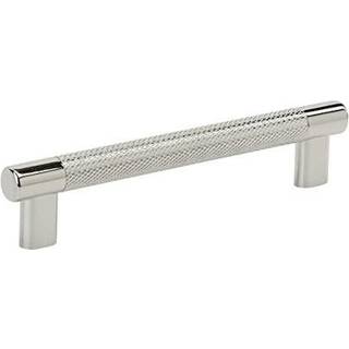 Amerock | Kitchen Cabinet Pull | Poleret nikkel | 6-5/16 in (160 mm) center-til-centre | Bronx | 1 pakke | Møbler hardware | Skabshåndtag | Badev