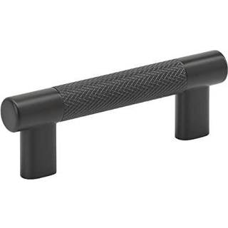 Amerock | Kitchen Cabinet Pull | Sort bronze | 3 in & -3/4 in (76 mm & 96 mm) center-til-center | Bronx | 1 pakke | Møbler hardware | Skabshåndta