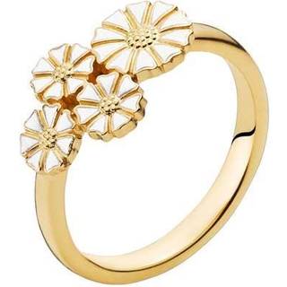 Lund Marguerit Ring i forgyldt Sølv