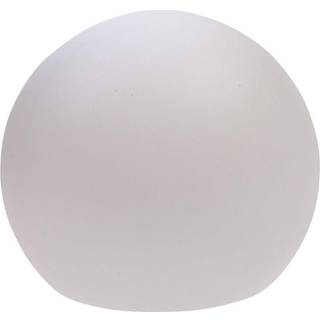 Det Gamle Apotek LED Lyskugle med solcelle Ø18 cm i hvid