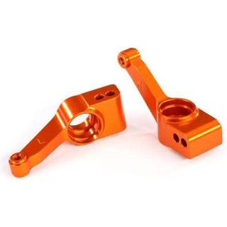 Traxxas 1952T Carriers, Stub Axle Rear Aluminium Orange (2)