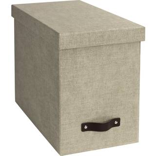 Bigso - Arkivboks med faner - Beige - 18,5cm x 35cm x 26,5cm - Marie